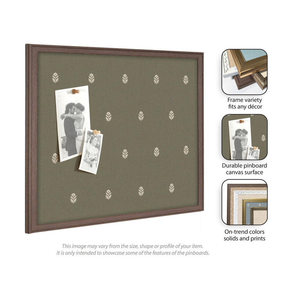 Pinboard | Green Botanical Block Print - Multiple Sizes!
