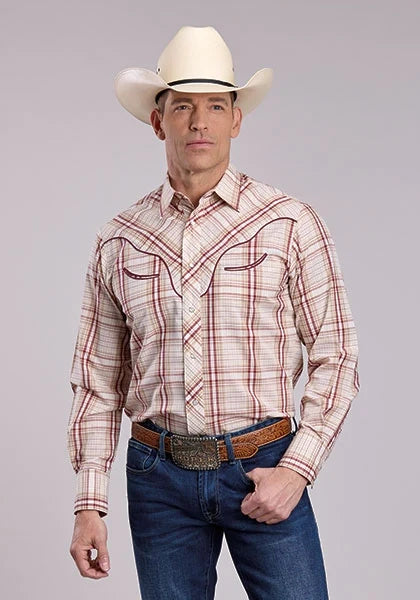 Roper | Fancy Applique (Red) - Men's Western Shirt