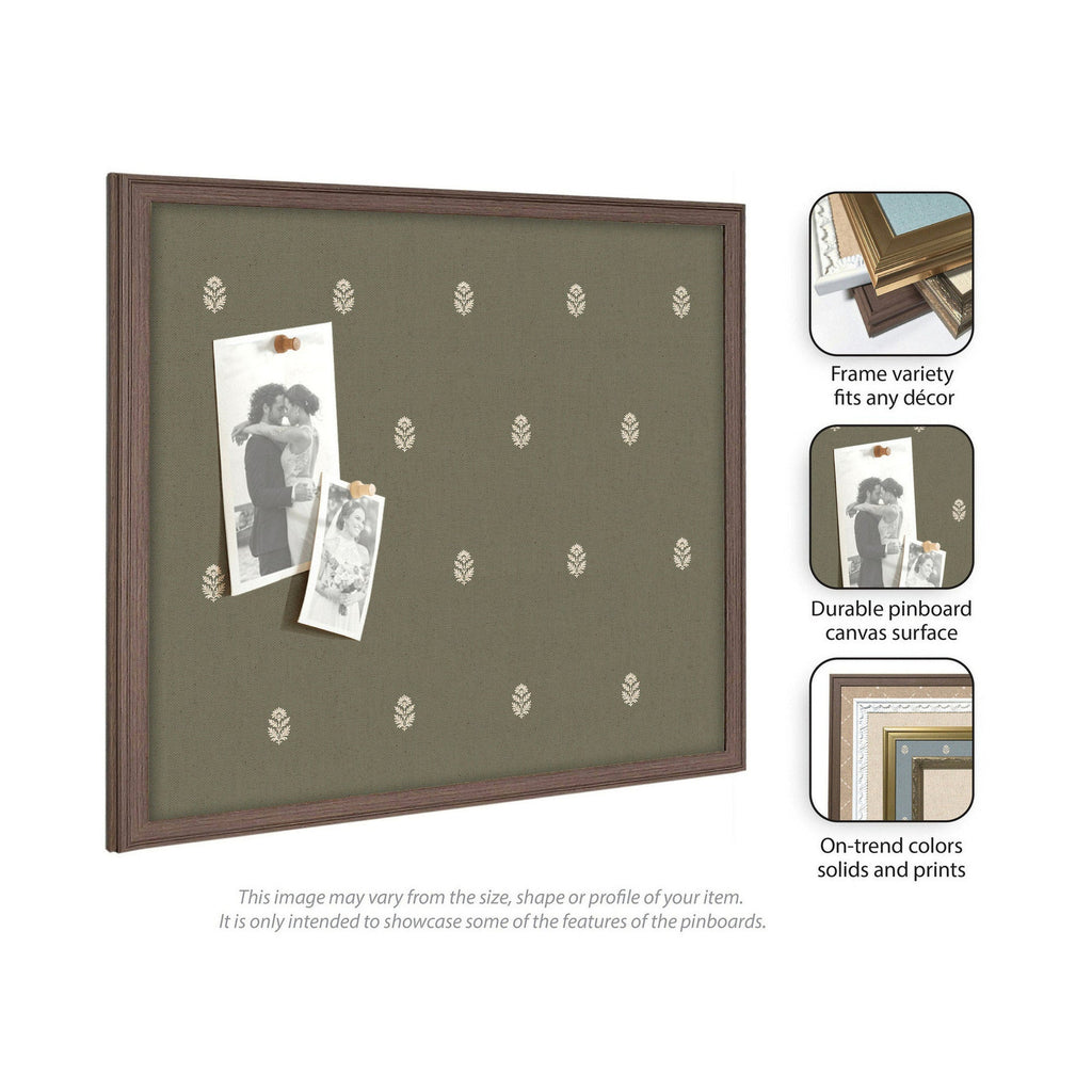 Pinboard | Green Botanical Block Print - Multiple Sizes!