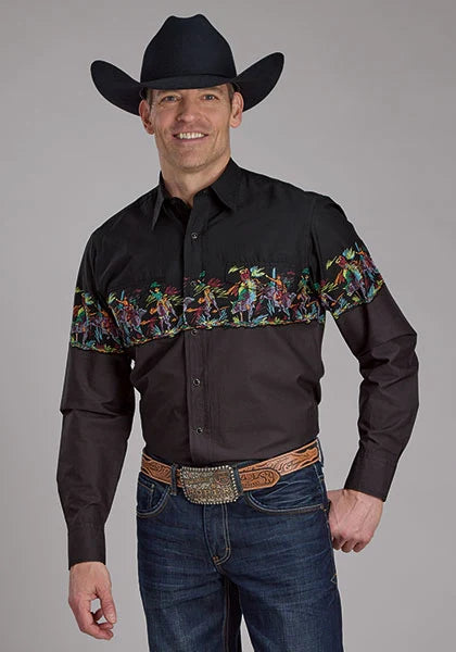 Roper | 2121 Bullrider Scene Men's Western Shirt