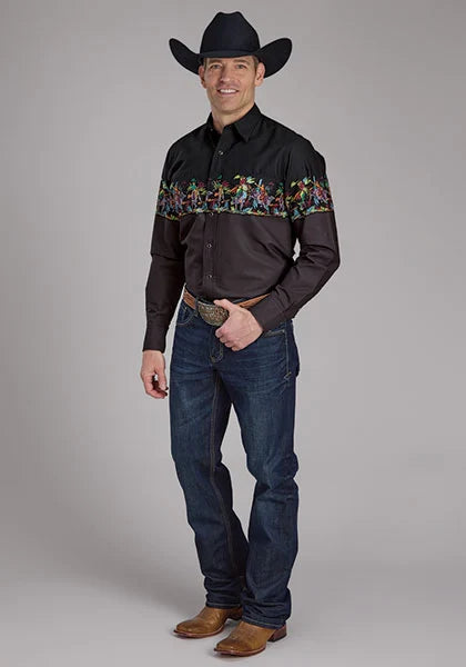 Roper | 2121 Bullrider Scene Men's Western Shirt