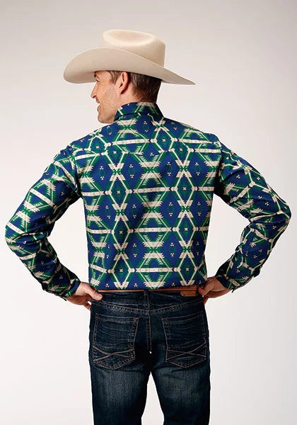 Roper | 1814 Aztec Allover Print Men's Western Shirt