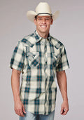 Roper | 2006 Tile Plaid Men's Short Sleeve Shirt