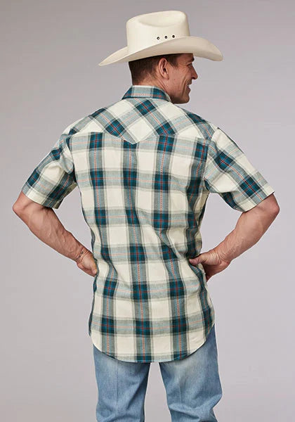 Roper | 2006 Tile Plaid Men's Short Sleeve Shirt