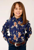 Roper | Cowboy Toils Girl's Western Snap Shirt