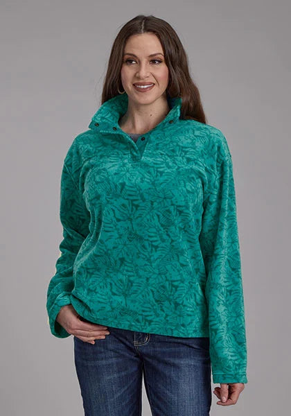 Roper | 2322 Tropical Print Fleece Pullover