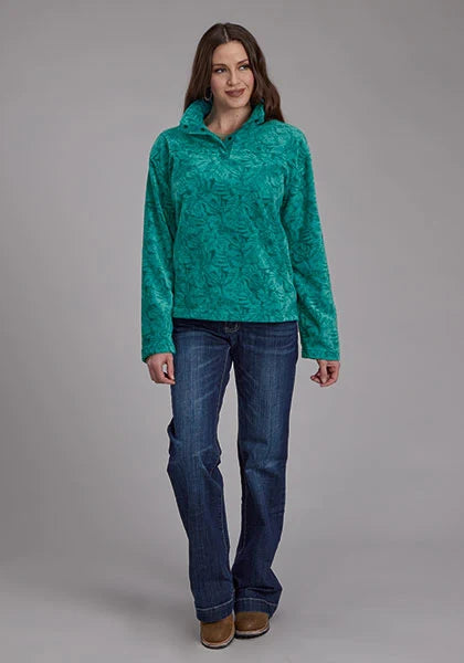 Roper | 2322 Tropical Print Fleece Pullover