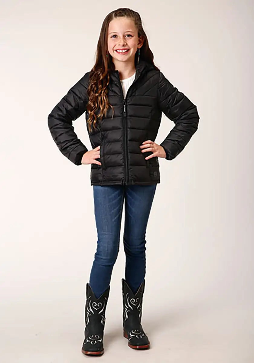 Roper | Girl's Lightweight Hooded Puffer Coat