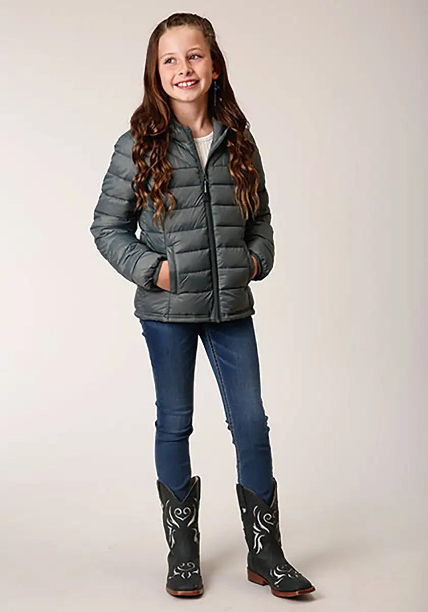 Roper | Girl's Lightweight Hooded Puffer Coat