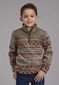 Roper | Boy's Aztec Print Microfleece Pullover