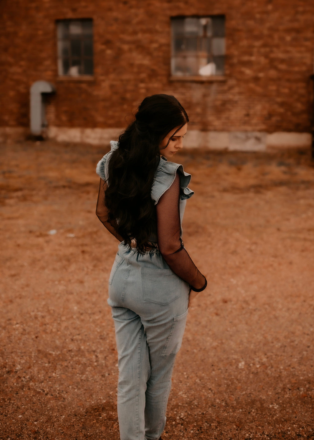 Denim Inspired Scrub Scrub Jumpsuit | Spurrin’ Scrubs