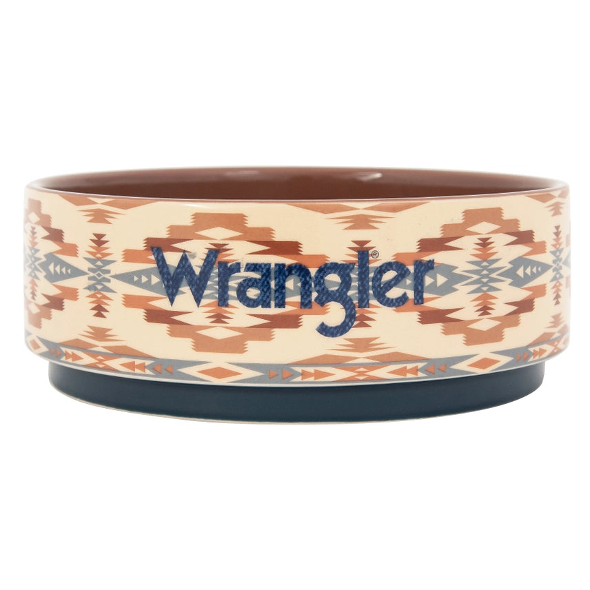 Wrangler Dog Bowl - Southwest Tan