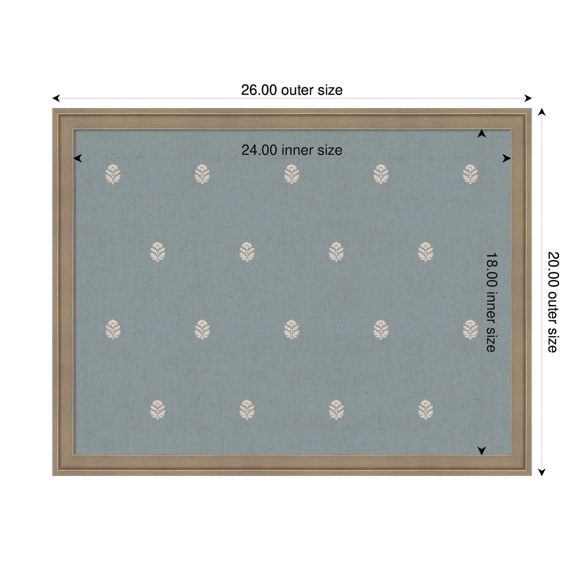 Pinboard | Blue Botanical Block Print