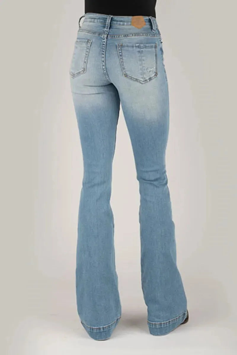 Tin Haul | Libby High Raise Flare (Light Wash)