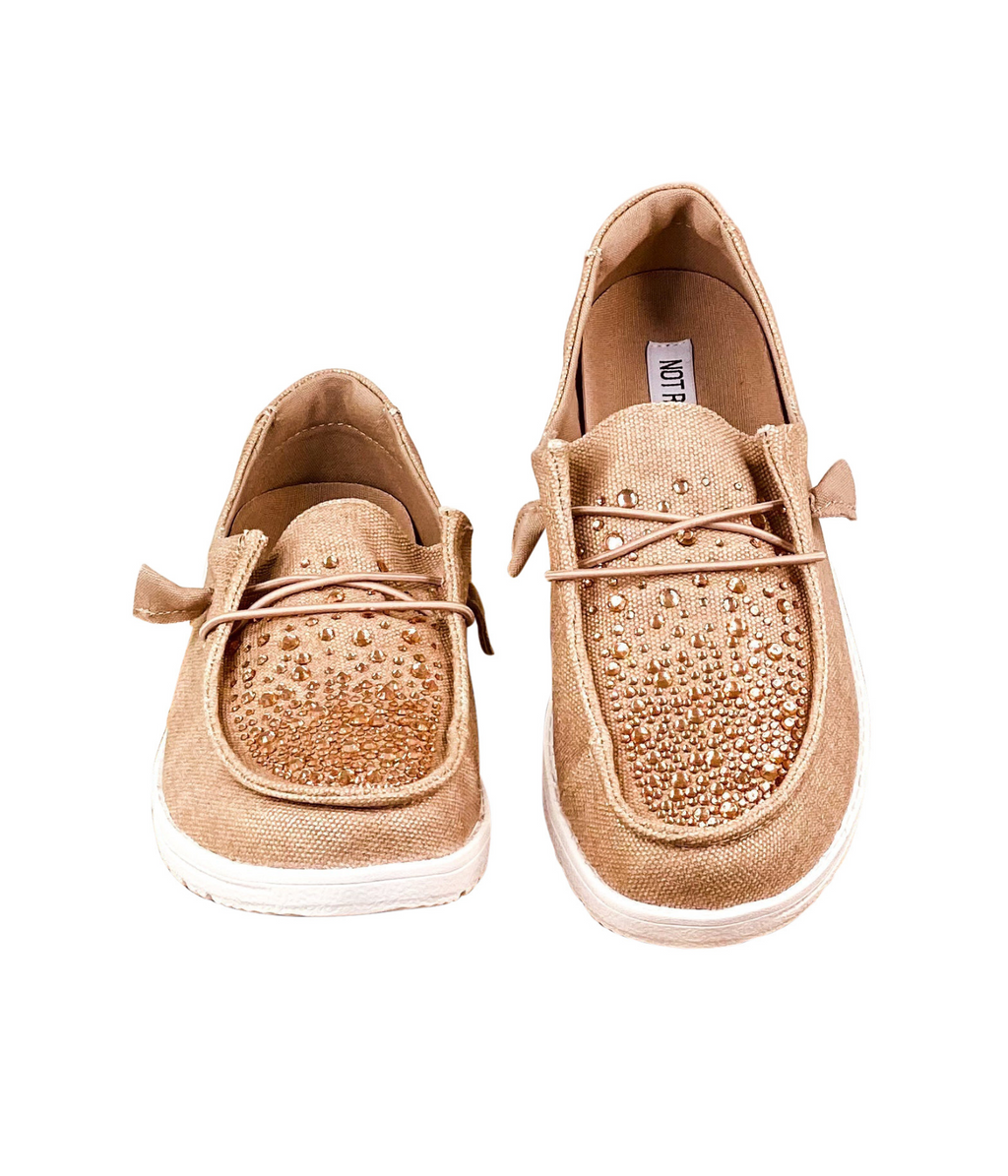 The Maco Water Drop in Rose Gold Rhinestone