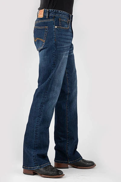 Stetson | Men's 1015 Rocker Stretch Fit Mountain Jeans (Dark Wash)