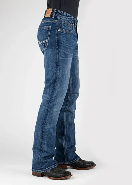 Stetson | Men's 1015 Rocker Stretch Fit Jean (Medium Wash)