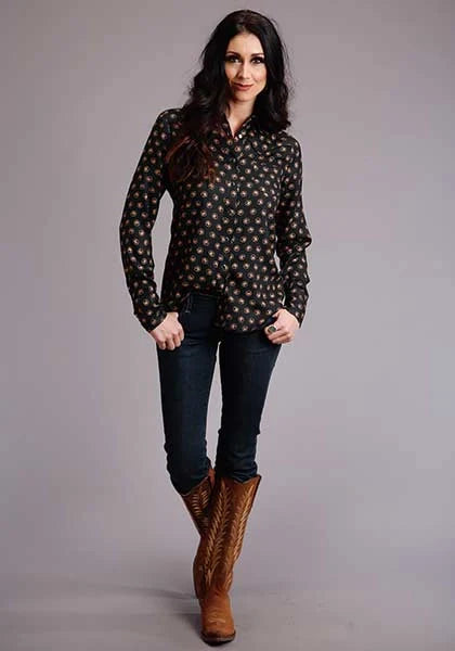 Stetson | 00442 Horse Polka Dot Blouse