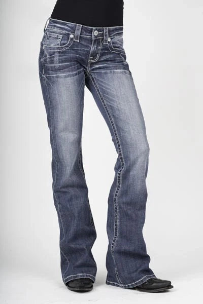 Stetson | 816 Classic Stretch Boot Cut (Light Wash) Jeans