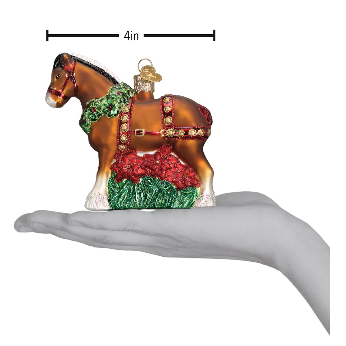 The Holiday Clydesdale Ornament