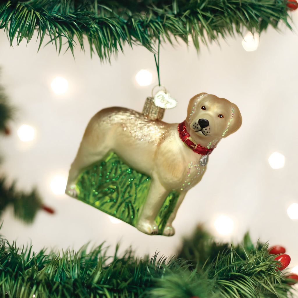 The Yellow Lab Ornament