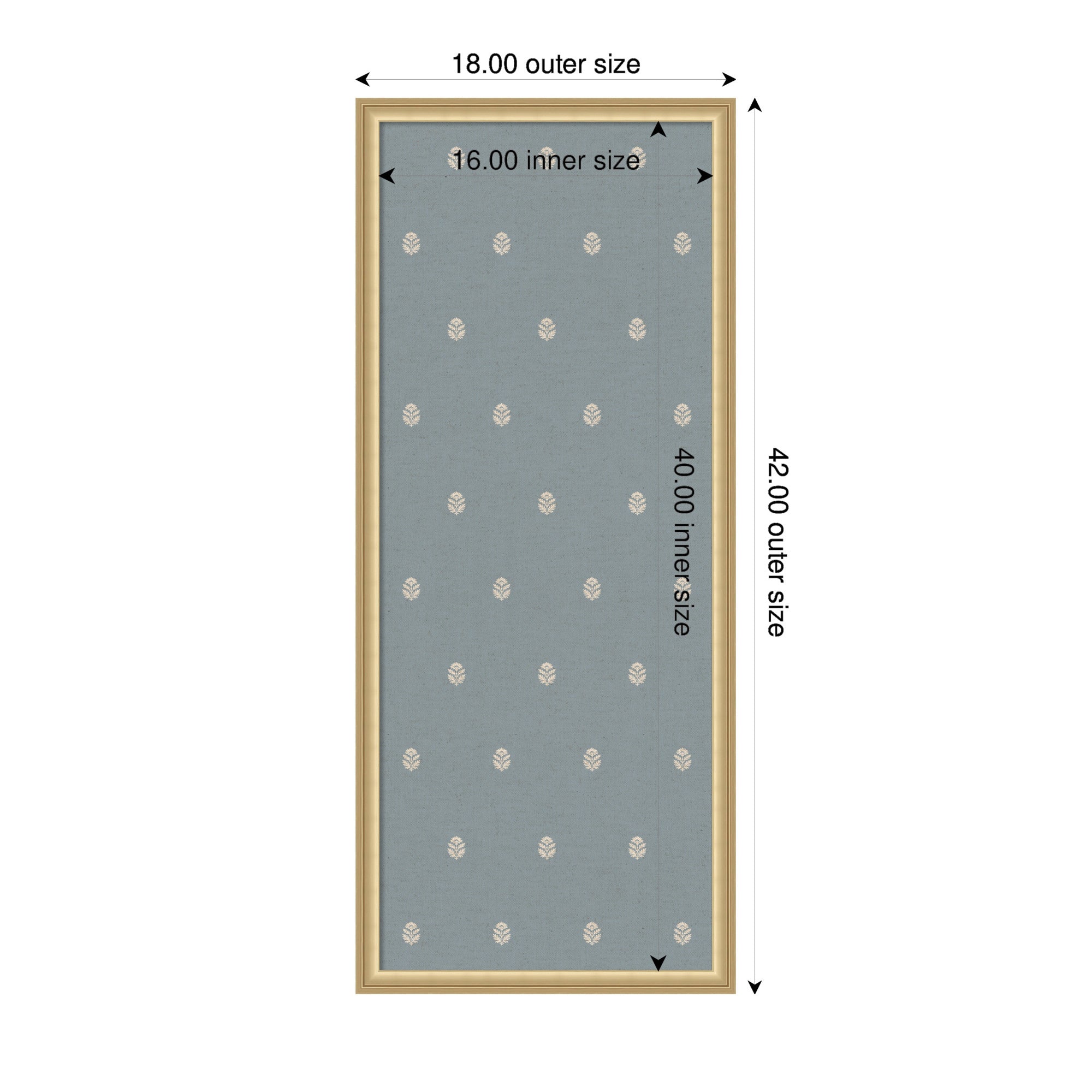 Pinboard | Blue Botanical Block Print