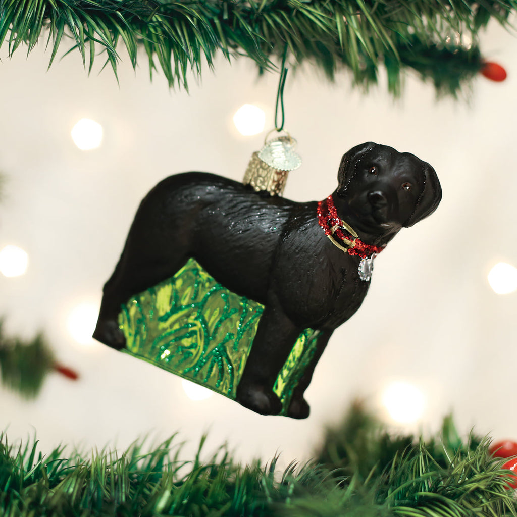 The Black Lab Ornament