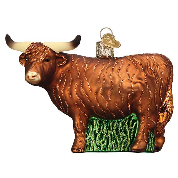 The Highland Cow Christmas Ornament