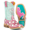Tin Haul | Little Miss Dotty / Horse A Dot Sole Little/Big Kids Cowgirl Boot