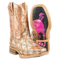 Tin Haul | Mish and Mash Geometric Pony Sole Little/Big Kids Cowgirl Boot