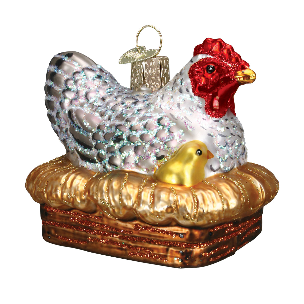 The Hen On Nest Ornament