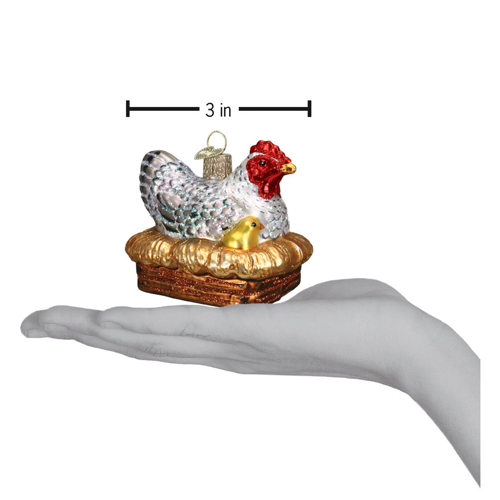 The Hen On Nest Ornament
