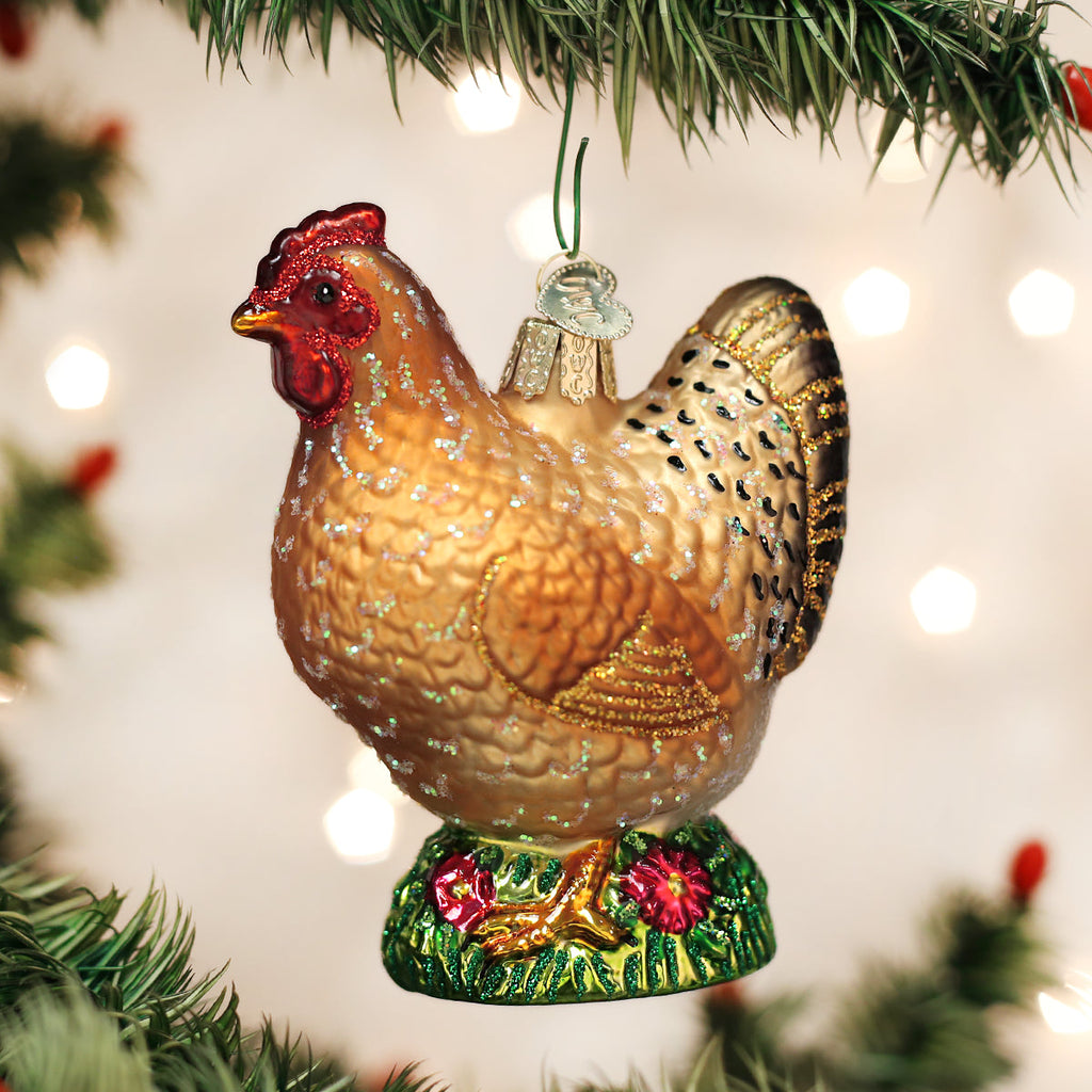 The Spring Chicken Christmas Ornament