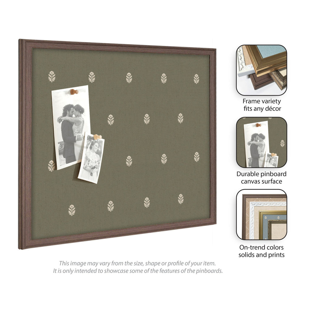 Pinboard | Green Botanical Block Print - Multiple Sizes!