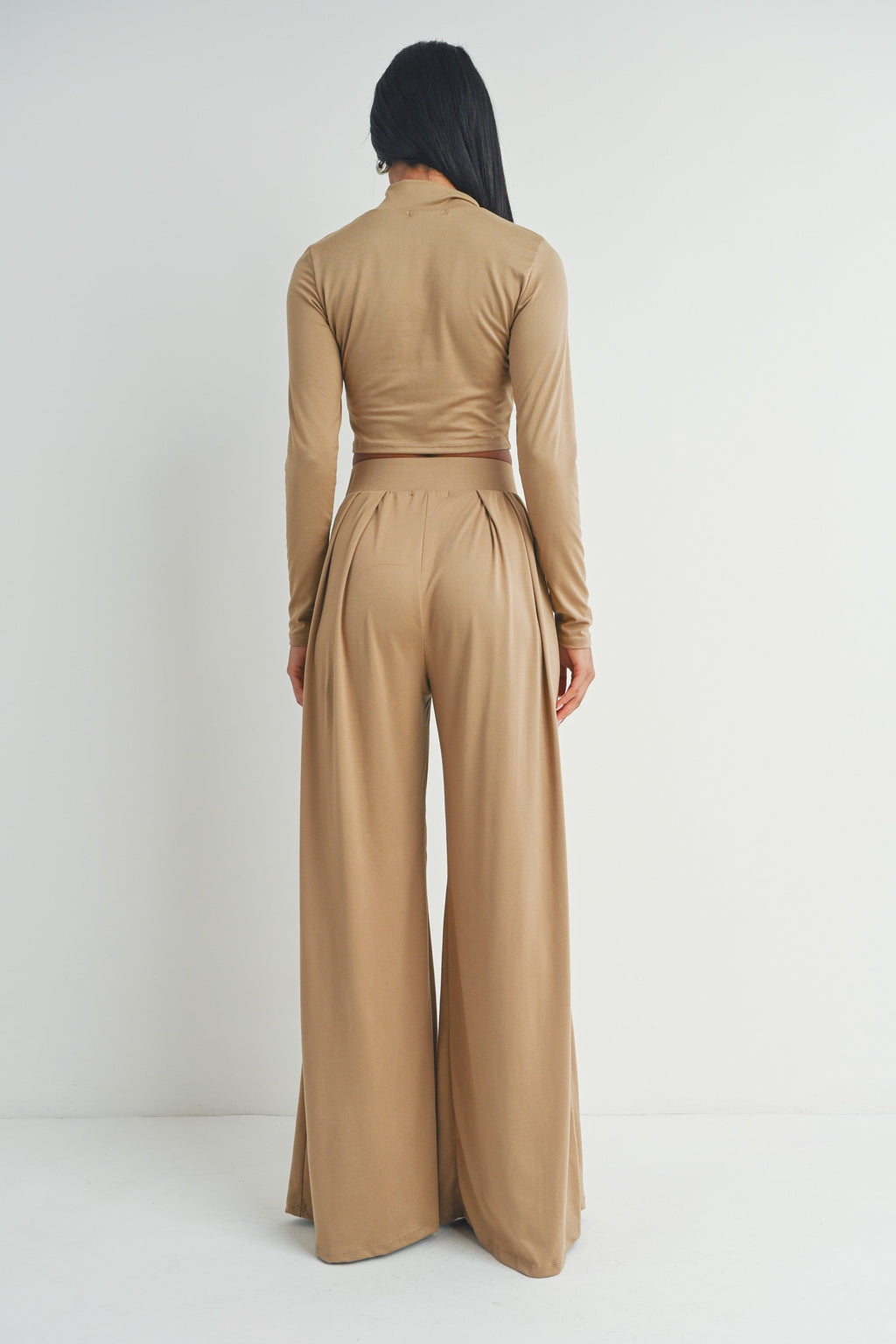 The Catalina Taupe Pant Set