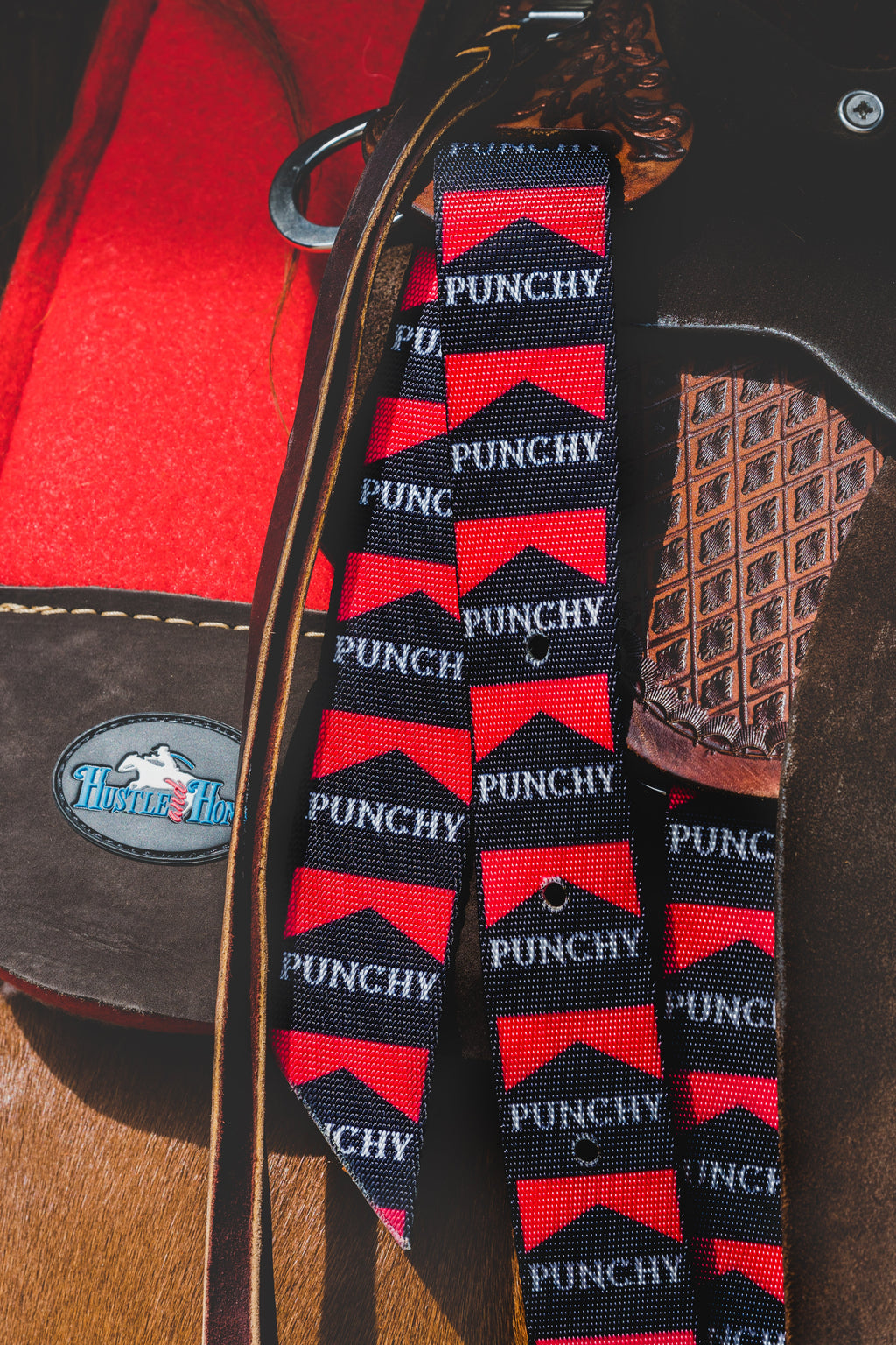 Hustle and Home | Black Punchy Cinch Strap Set
