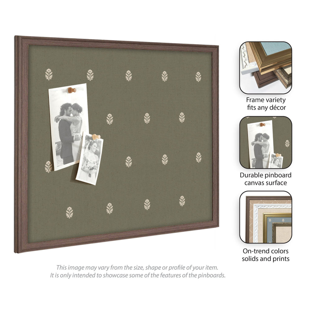 Pinboard | Green Botanical Block Print - Multiple Sizes!