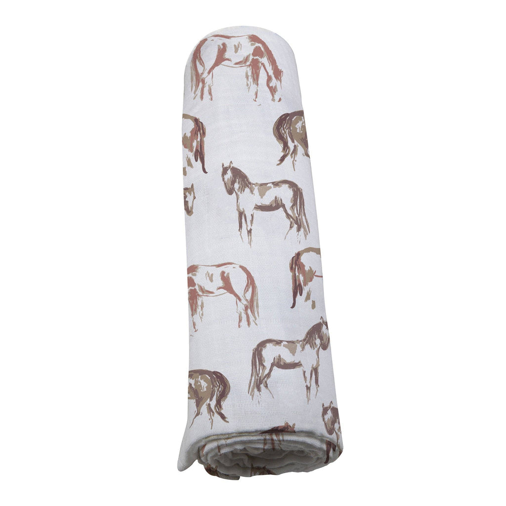 The Wild Horses Bamboo Swaddle