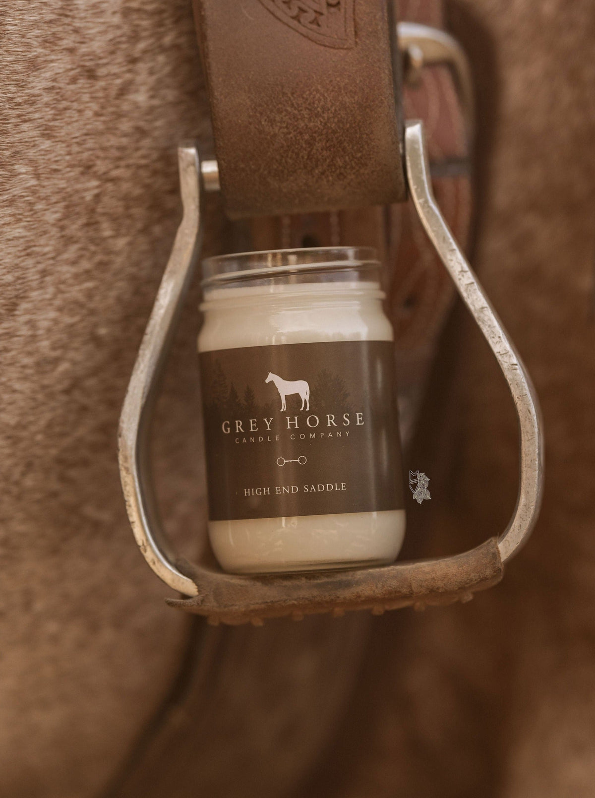 The High End Saddle Candle