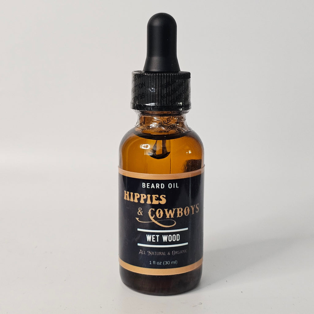 Wet Wood Beard Oil | Hippies and Cowboys Beard Care
