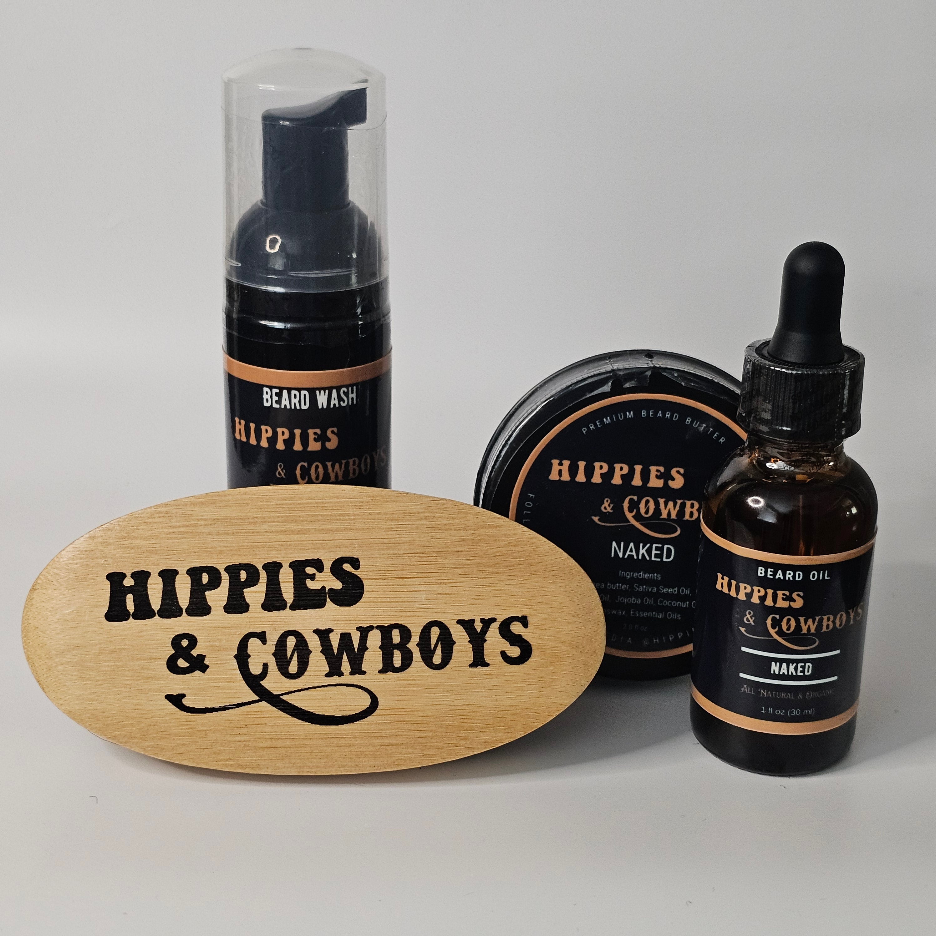 Naked Beard Wash | Hippies and Cowboys Beard Care