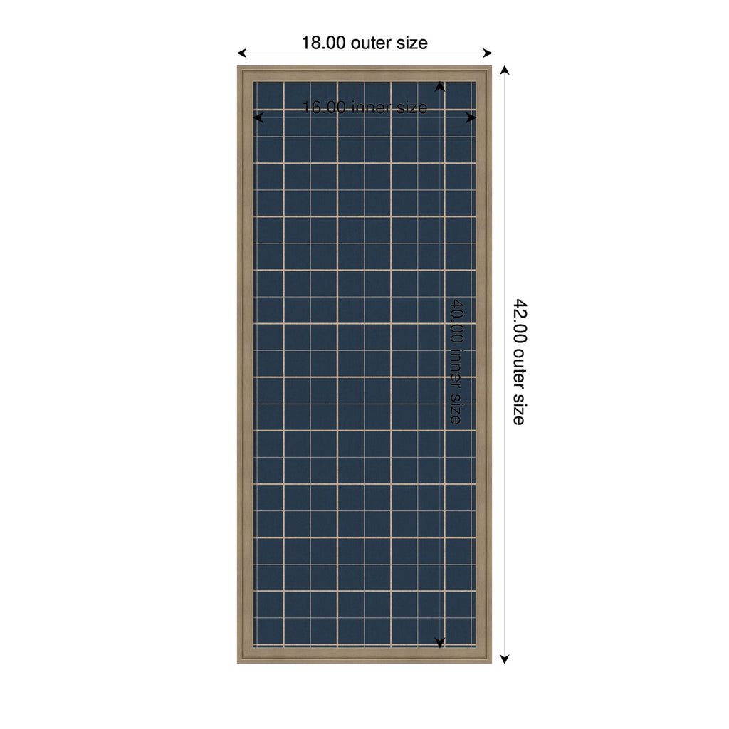 Framed Fabric Pinboard | Navy Blue Plaid - Multiple Sizes!
