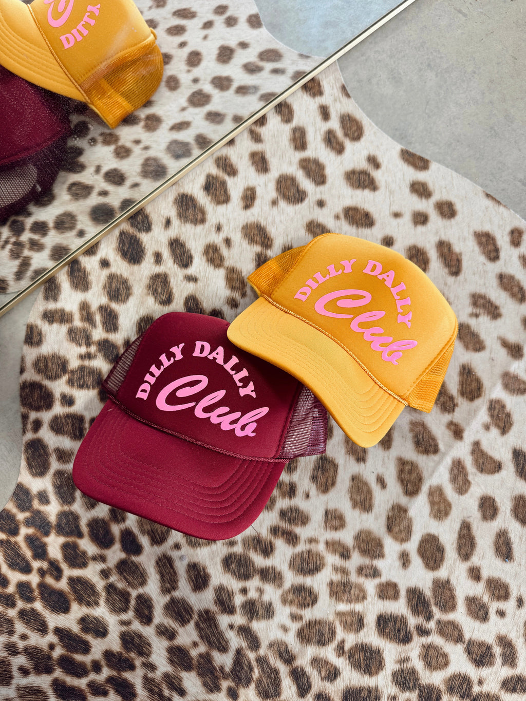 The Dilly Dally Club - Puff Print - Three Colors To Choose From!