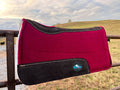 Hustle and Home Merlot Luxe Pony Contoured Felt Top/Fleece Lined Saddle Pad