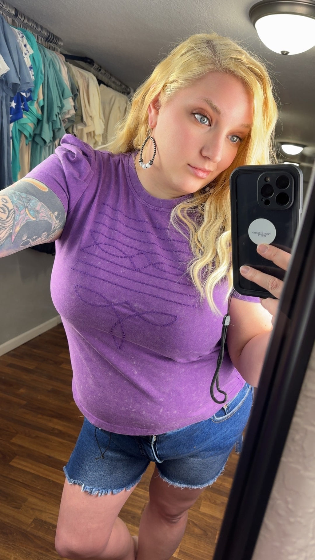 The Presley Top - Lavender