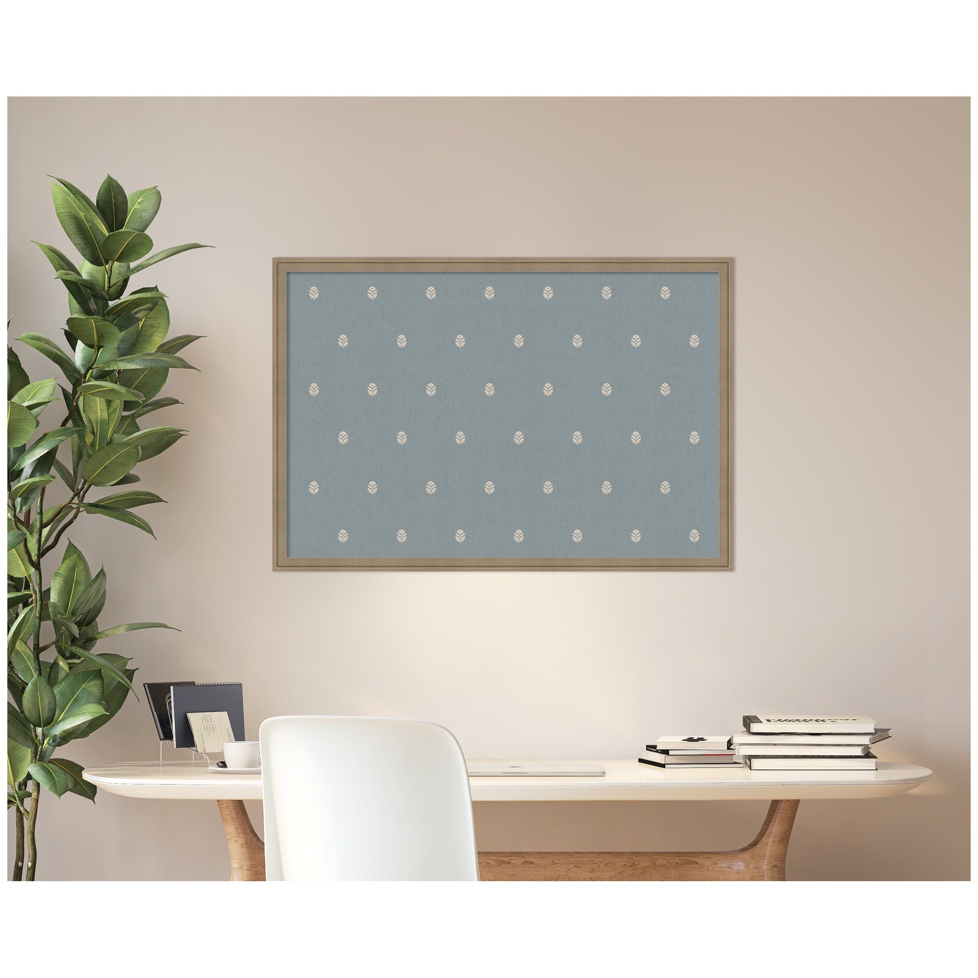 Pinboard | Blue Botanical Block Print