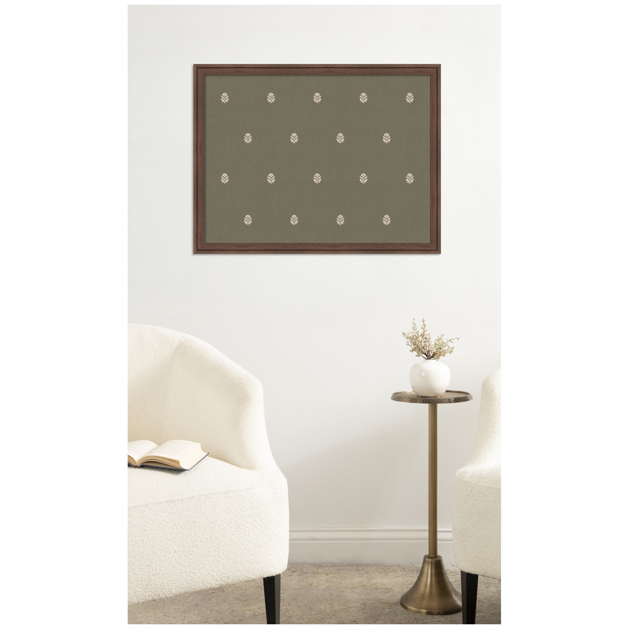 Pinboard | Green Botanical Block Print - Multiple Sizes!