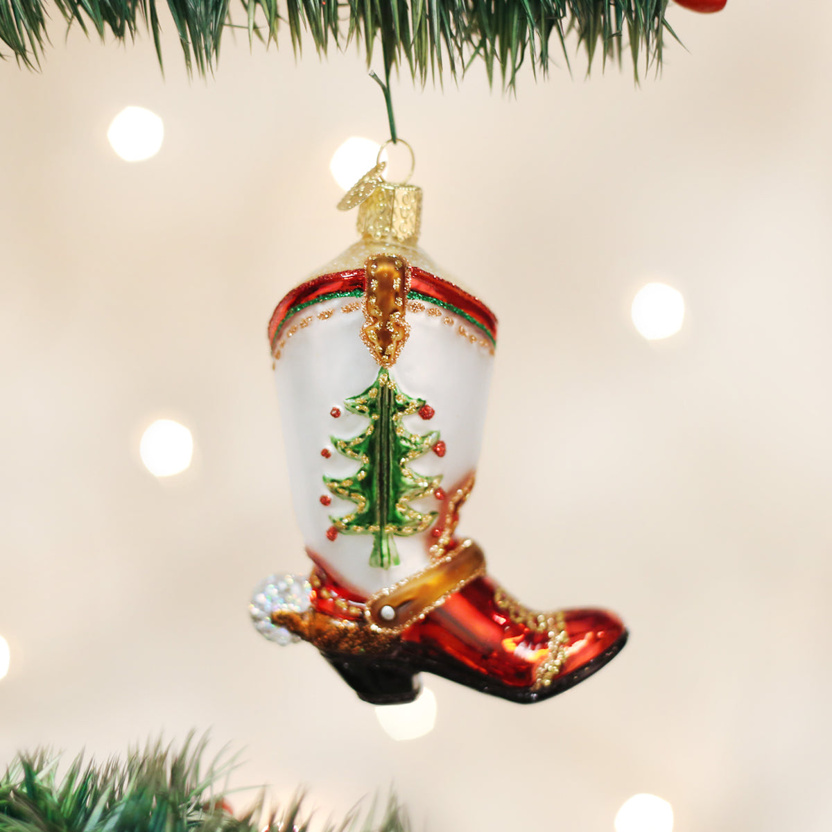 The Christmas Cowboy Boot Ornament