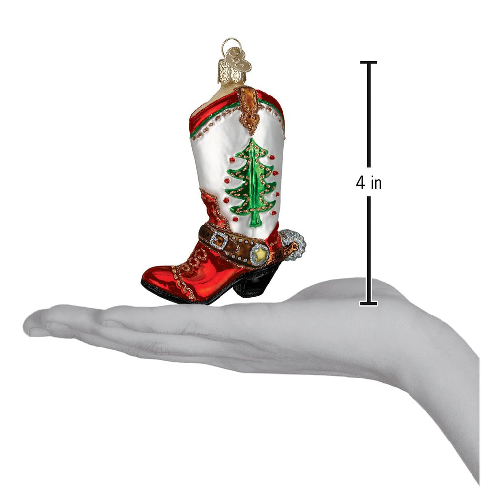 The Christmas Cowboy Boot Ornament