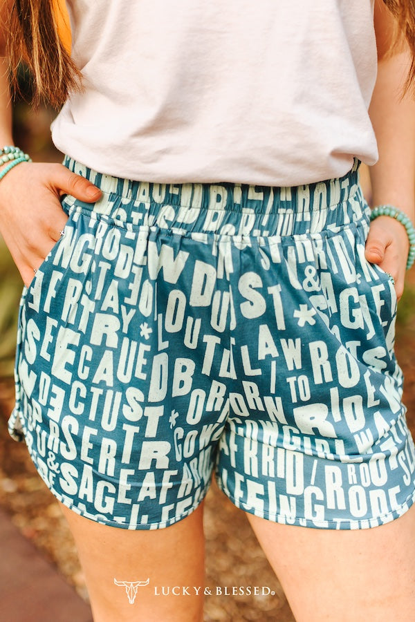 The Jade Outlaw High Rise Shorts